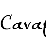 Cavafy Script TT