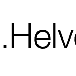 .Helvetica Neue DeskInterface