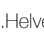 .Helvetica Neue DeskInterface