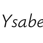 Ysabeau Infant