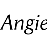 AngieW02-Italic