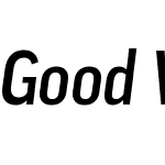 GoodW01-NarrowMediumItalic