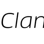 ClanPro-WideBookItalic