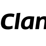 ClanPro-WideBoldItalic