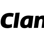 ClanPro-WideBlackItalic