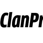 ClanPro-CondBlackItalic