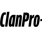 ClanPro-CompBlackItalic