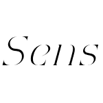 Sensaway STD Light Italic