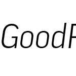 GoodPro-LightItalic