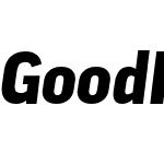 GoodPro-BlackItalic