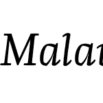 Malaussene Translation Italic