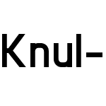 Knul ExtraBold