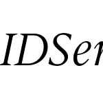 ID00 Serif Book