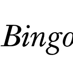 Bingo Serif