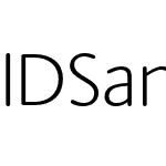 ID00 Sans Round Light