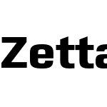 Zetta Sans ExtraBold