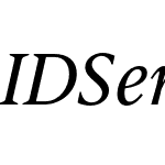 ID00 Serif