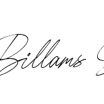 Billams Signature