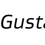 Gustan Book Italic