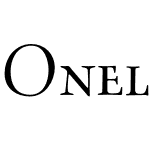 Oneleigh SmallCaps