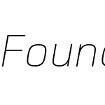 Foundry Monoline OT2 UltLgtIta