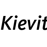 KievitPro-MediumItalic