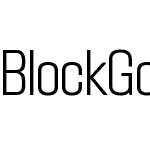 BlockGothicLightCond