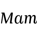 Mamontov Italic