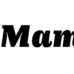 Mamontov Black Italic