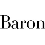 Baron Didot Thin