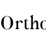 Orthoventional