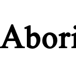 Aboriginal Serif