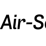 Air Semibold Italic