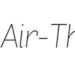 Air Thin Italic