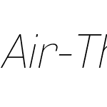 Air Thin Oblique