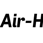 Air Heavy Italic