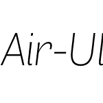 Air Ultra Light Italic