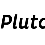 Pluto Cond Medium Italic