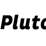 Pluto Cond Heavy Italic