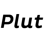 Pluto Medium Italic