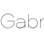 Gabriel Sans Thin