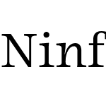 Ninfa Serif Book