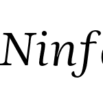 Ninfa Serif Book