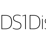 DS1 Display Sans Thin