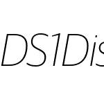 DS1 Display Sans Thin