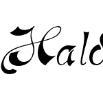 Haldane Italic