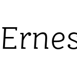 ErnestineOT-LightItalic