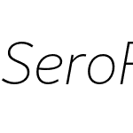 SeroPro-ThinItalic