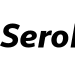 SeroPro-BoldItalic