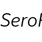 SeroPro-LightItalic